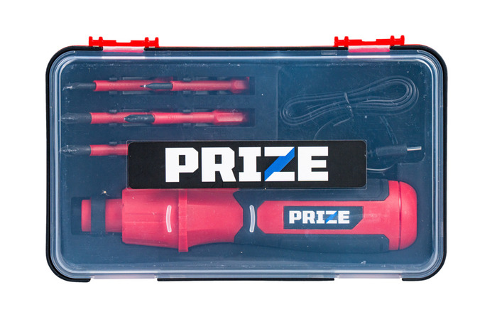 Skrumaskinsett VDE akku 4 V – PRIZE